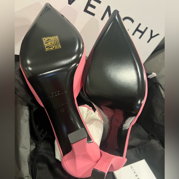 NEW Givenchy G Lock pink platform heels - Picture 8 of 13